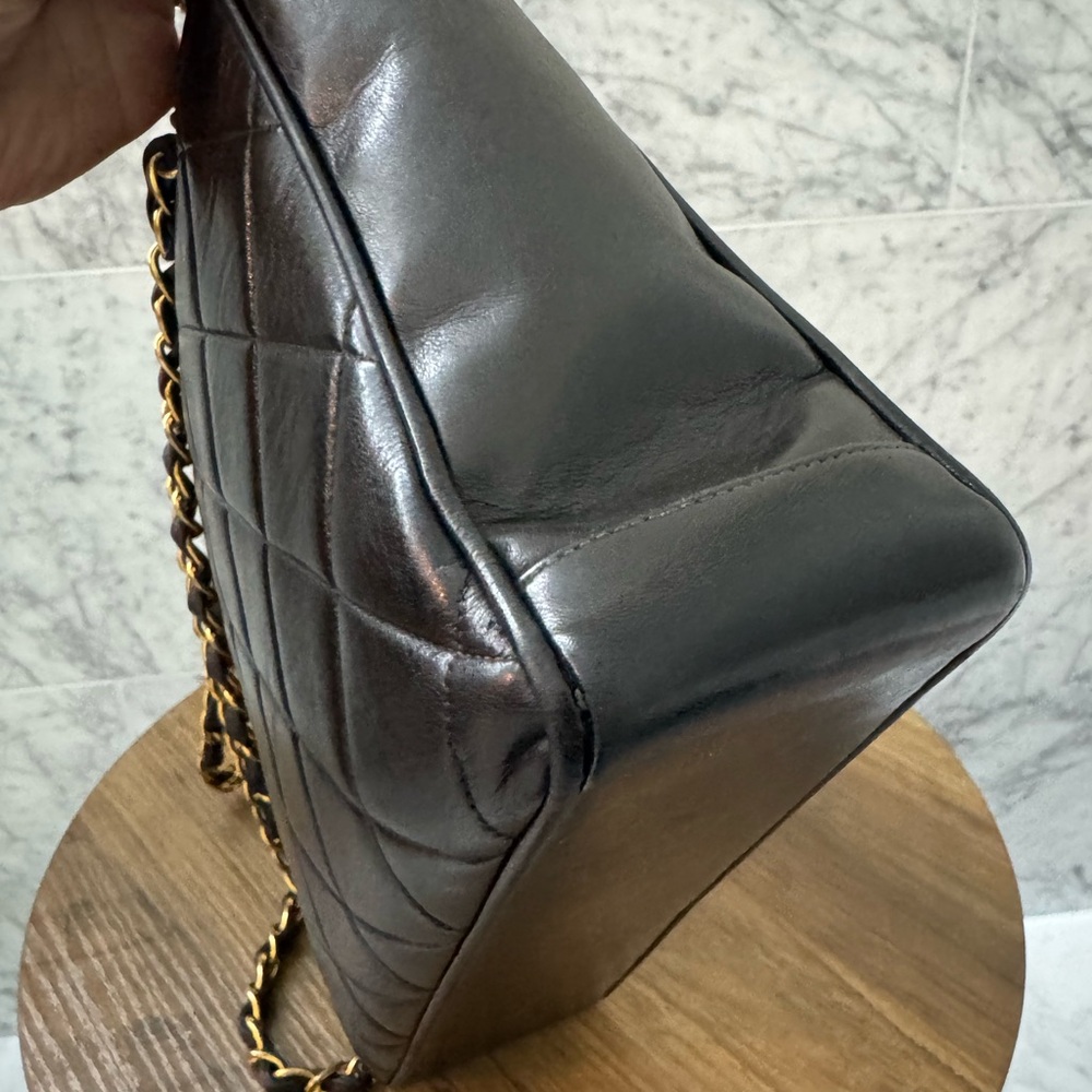 Vintage - Chanel Black Timeless Quilted Bag with 24K - Picture 5 of 8